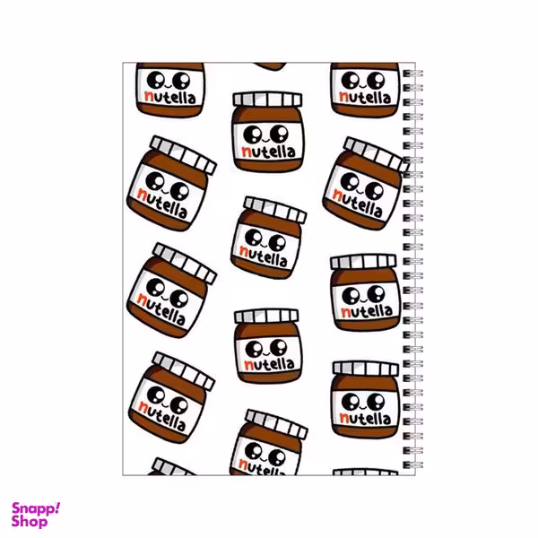 دفتر مشق 100 برگ بامبیلیپ طرح پترن نوتلایی کد 0546373