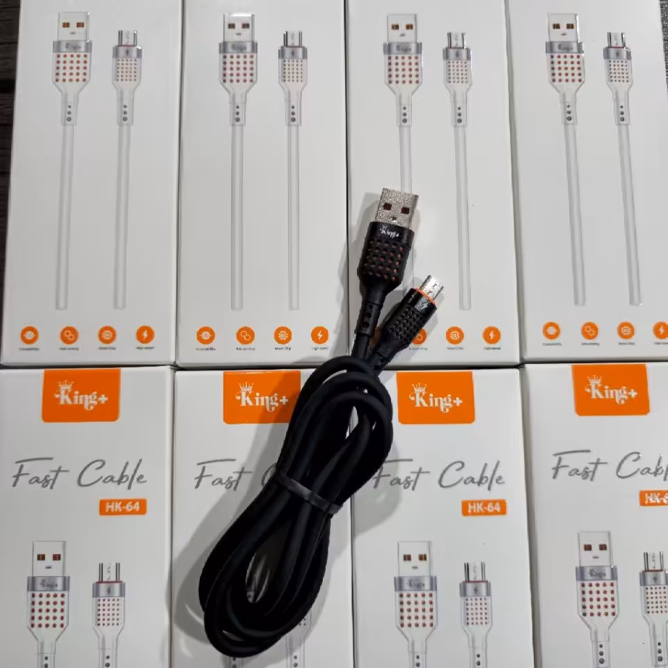 کابل شارژ اورجینال کینگ پلاس مدل HK-64