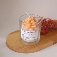 شمع شات با گل 