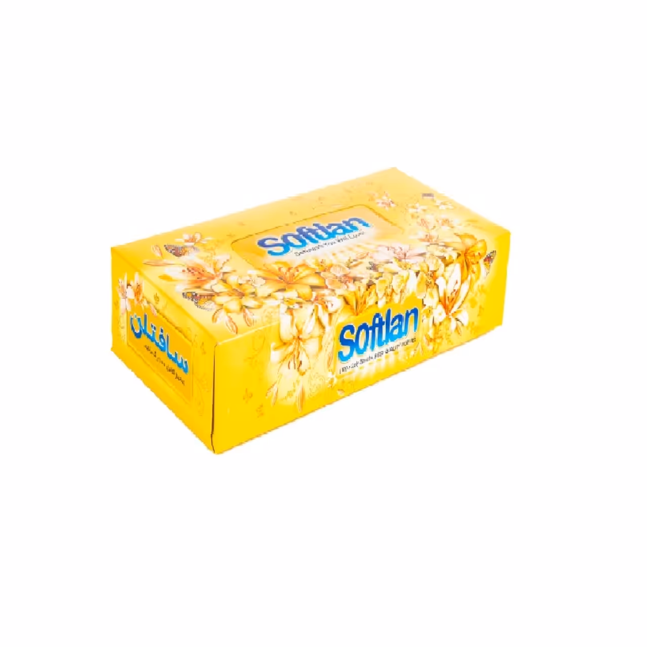 دستمال کاغذی 150 برگ سافتلن مدل باغ بهشت