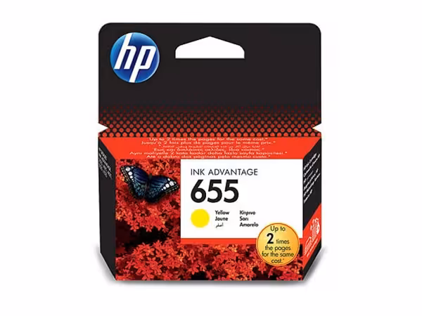 کارتریج جوهرافشان زرد اچ پی HP 655