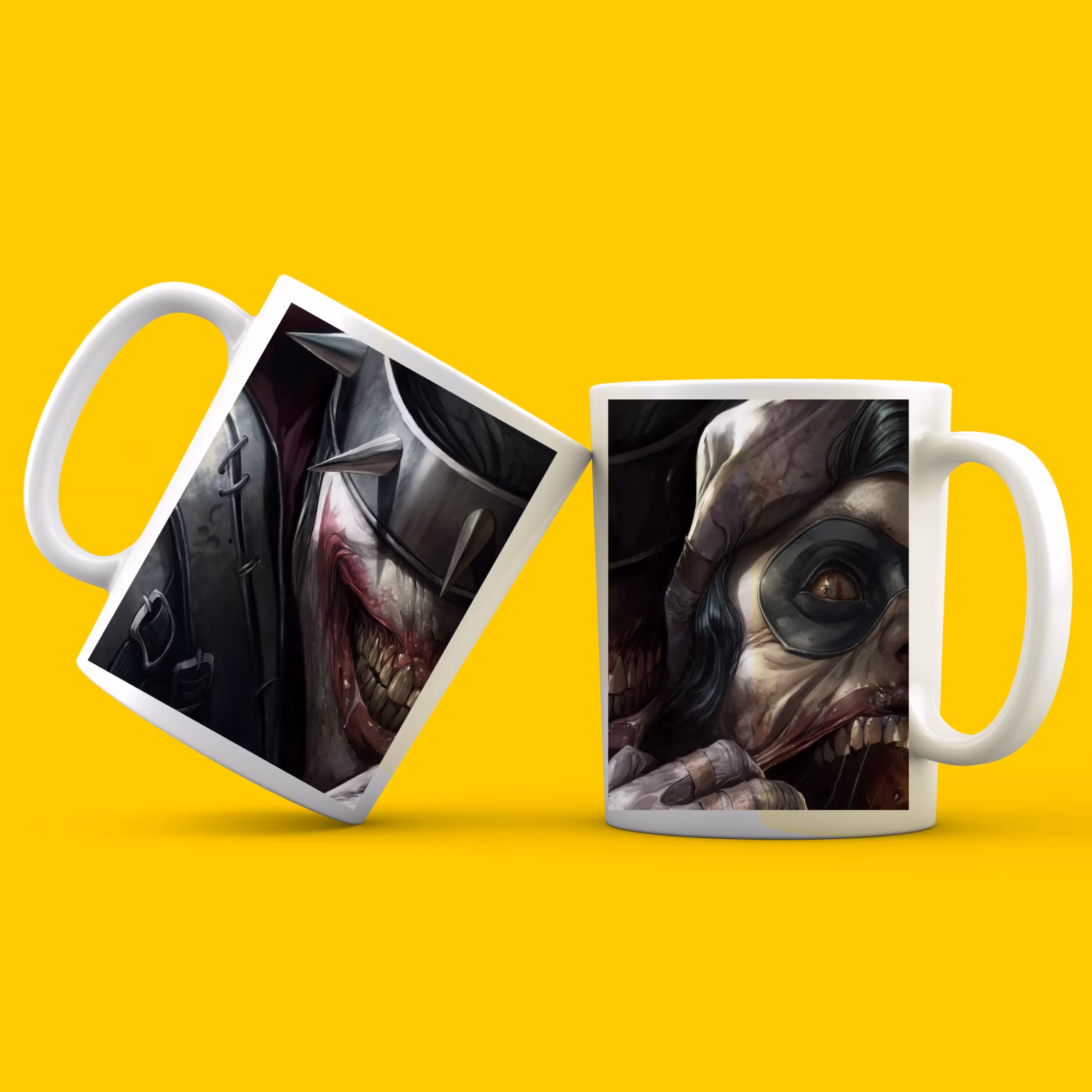 ماگ سرامیکی سفید طرح بتمن کد 06