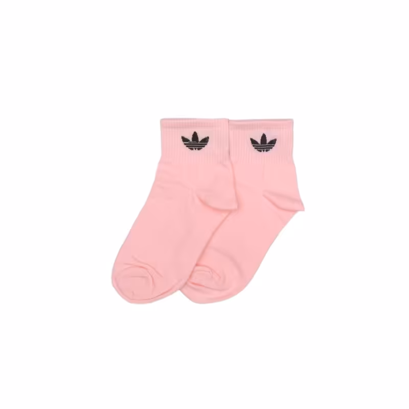 جوراب نیم ساق طرح آدیداس Adidas طیف صورتی