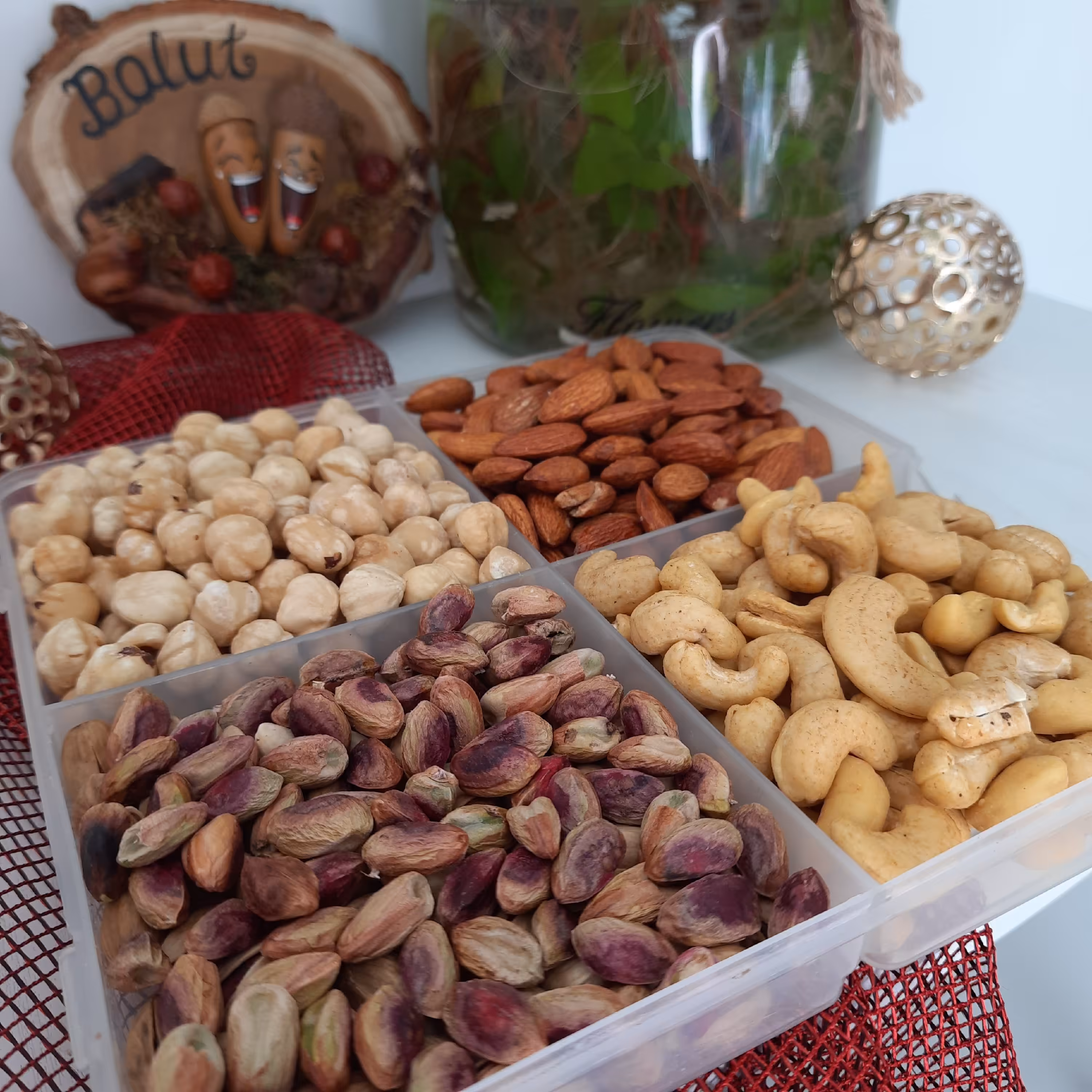 آجیل فوق لوکس چهارمغز بوداده اصل