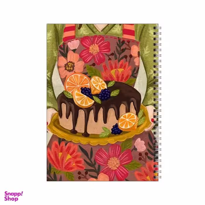 دفتر مشق 100 برگ بامبیلیپ طرح کیک پرتقالی کد 0335046