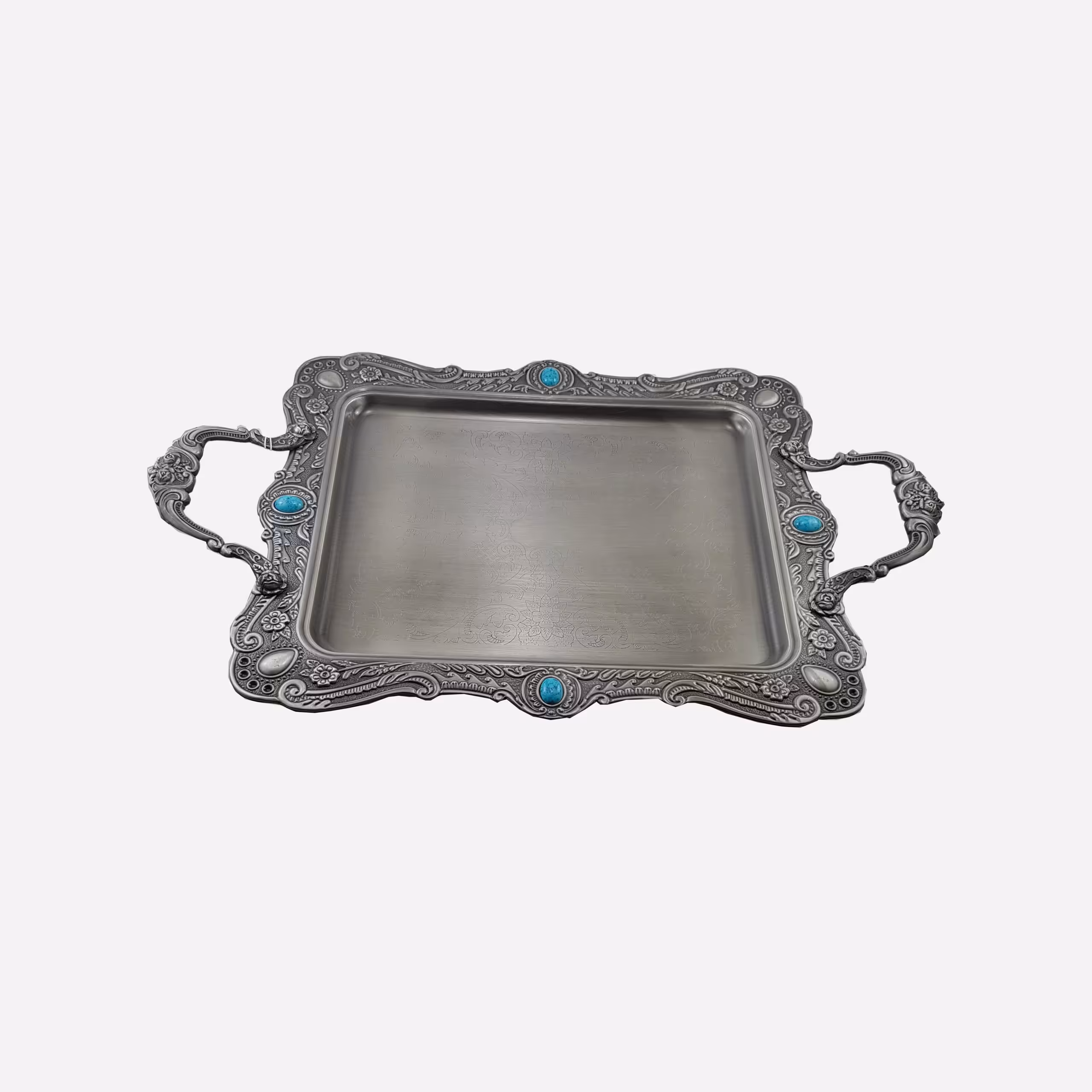 سینی نقش دار پیوتر بزرگ یونیک کد 1330 (خارجی ضد زنگ)