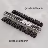 دستبند رولکس استیل بسیار با کیفیت و کاملا رنگ ثابت با قابلیت تنظیم شدن 