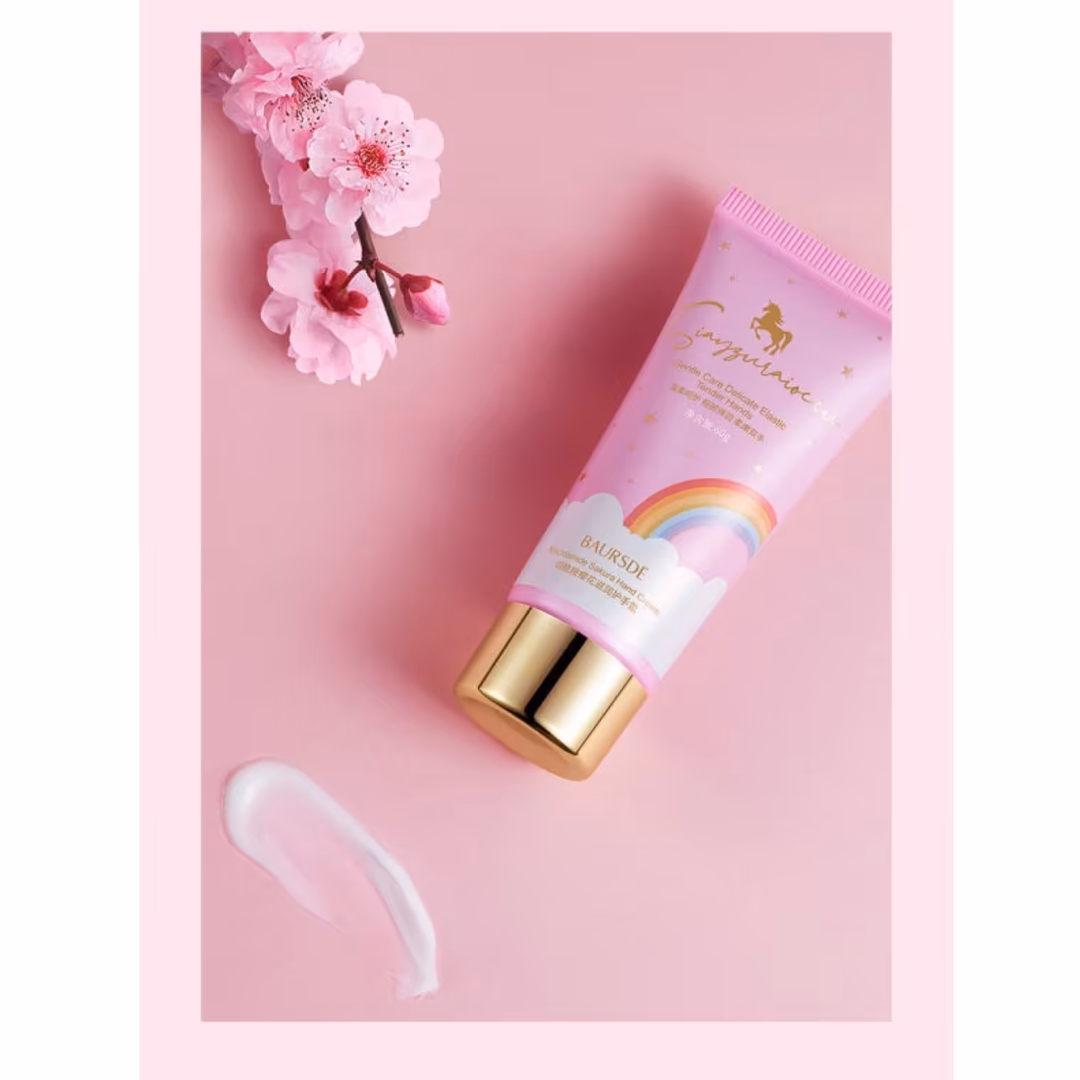 کرم مرطوب کننده دست و صورت یونیکورنی روشن کننده 60گرمی