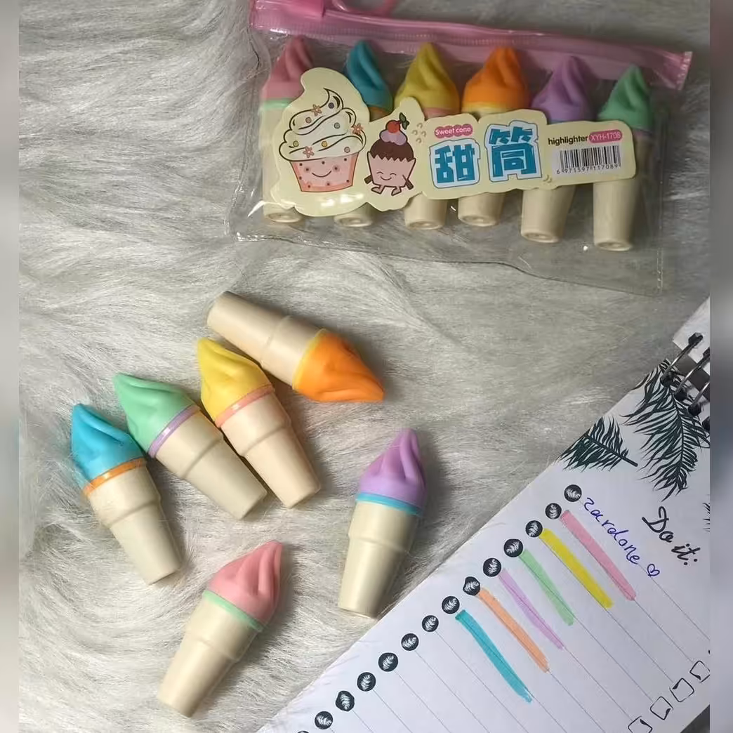 ماژیک فسفری هایلایتر بستنی