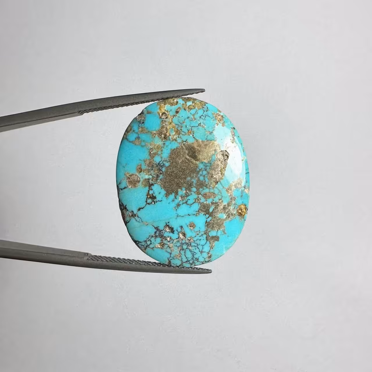 فیروزه طبیعی بیضی شناسه 235215