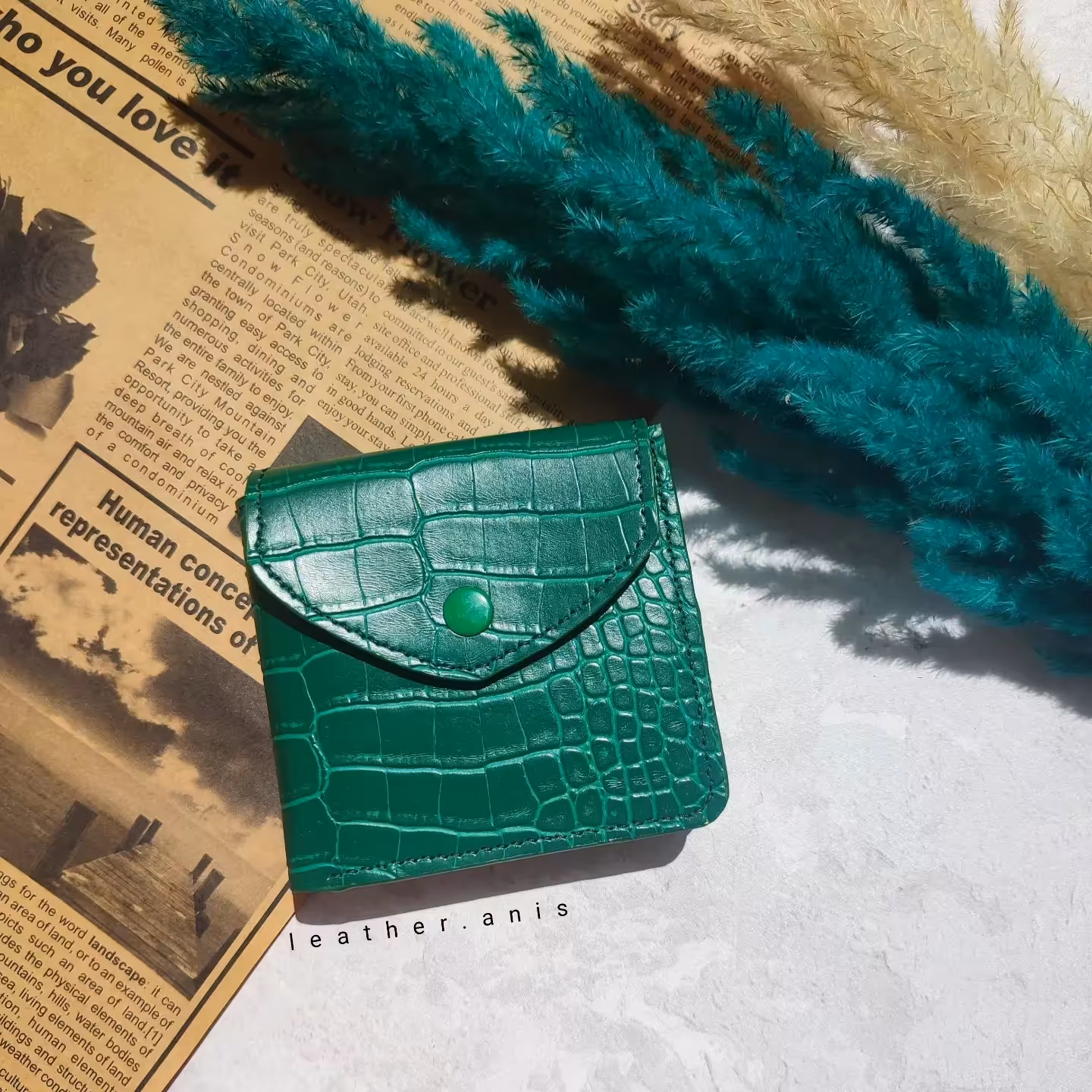 کیف جیبی دستدوز 