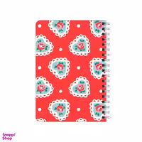 دفترچه یادداشت بامبیلیپ مدل پترن رز قلبی کد 7552539