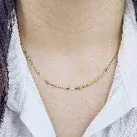 زنجیر (گردنبند) گوی دار برند استیل کد 10874