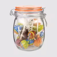 بانکه 0.75 لیتری درب چفتی یونیک کد 1486