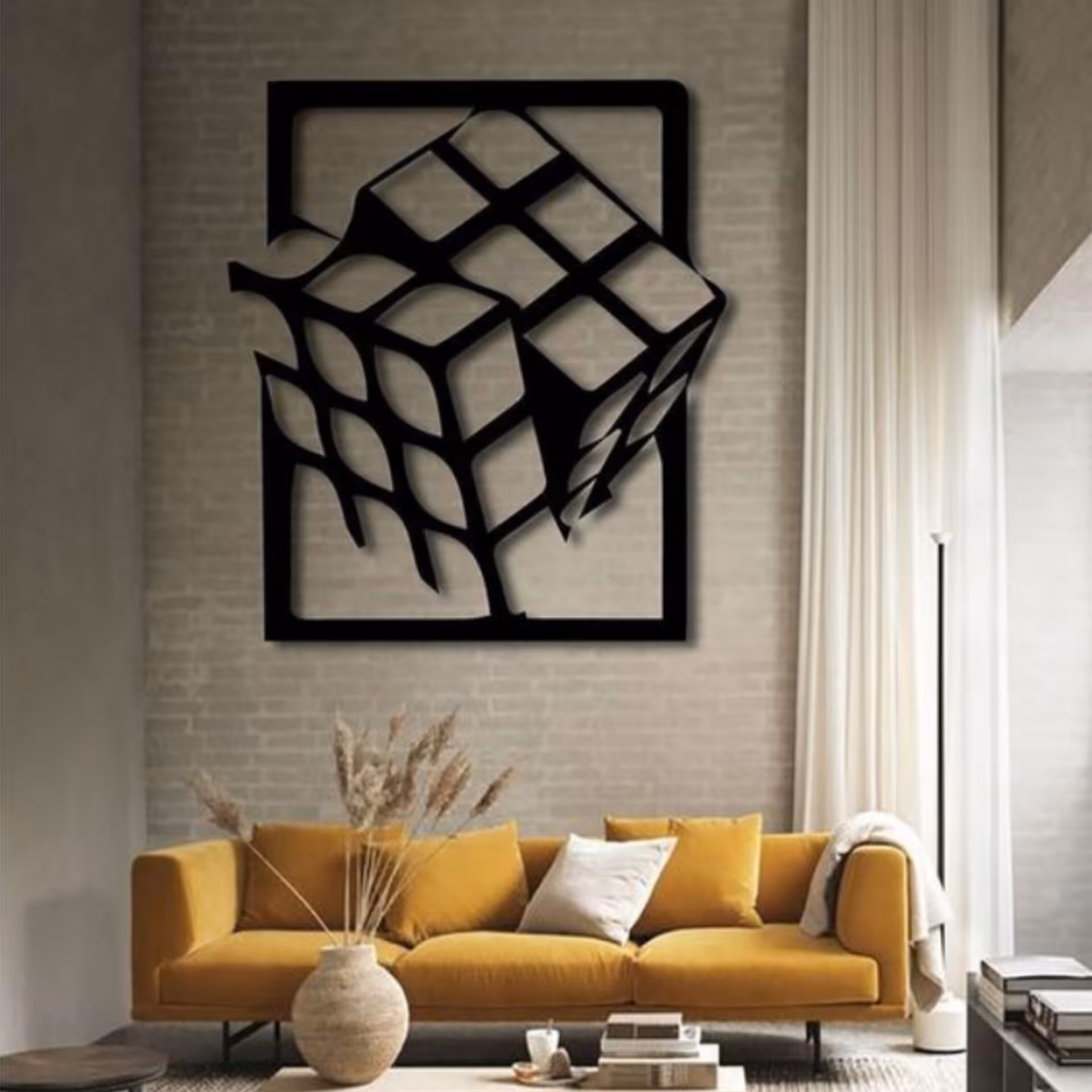 انواع تابلو دکوری دیواری استیل نقره ای، طلایی یا دودی به طول 60 سانتی متر