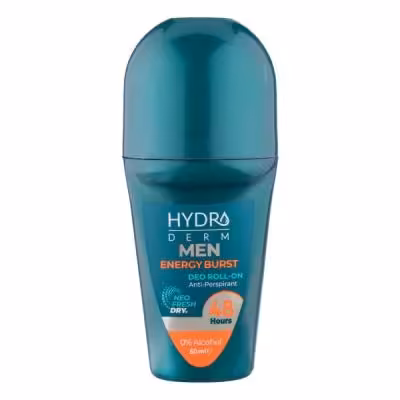 رول ضد تعریق مردانه هیدرودرم مدل Energy Burst حجم 50 میلی لیتر