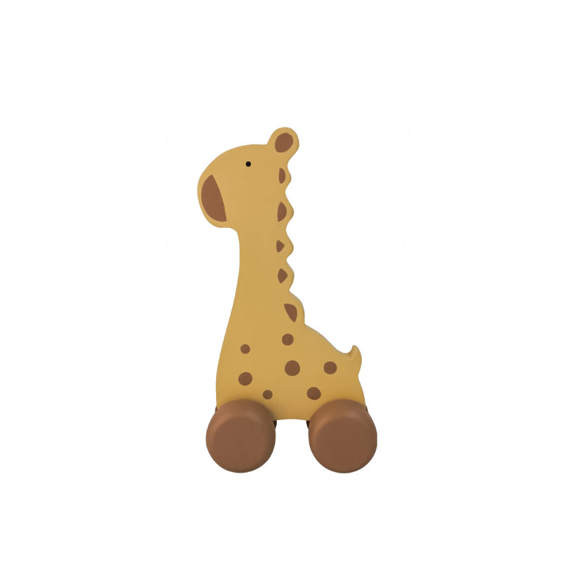 اسباب بازی چوبی مدل زرافه ماشینی کد MKids48-2C