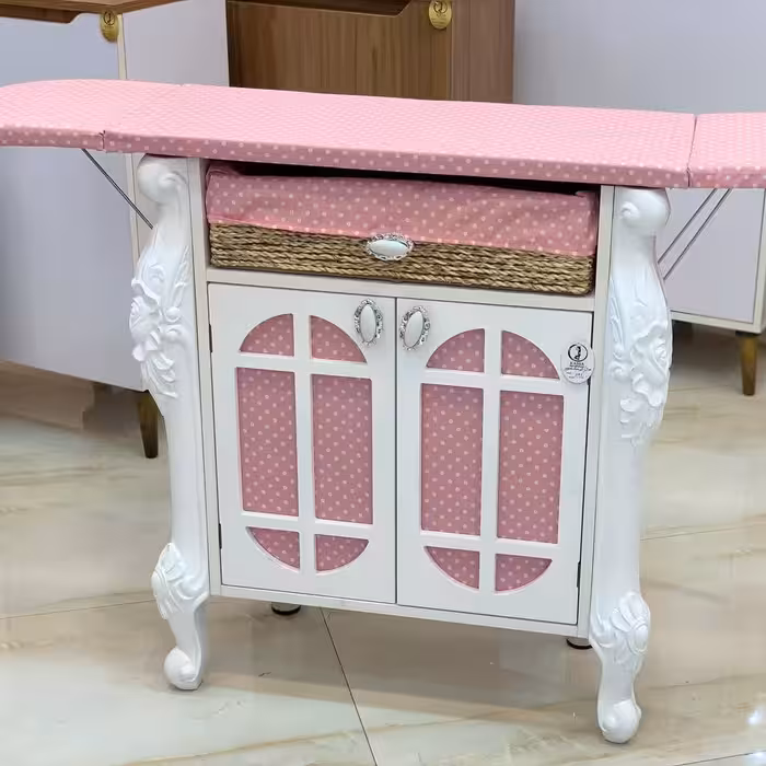  میز اتو سلطنتی جنس  ام دی اف در دو رنگ هزینه ارسال به عهده مشتری و پس کرایه