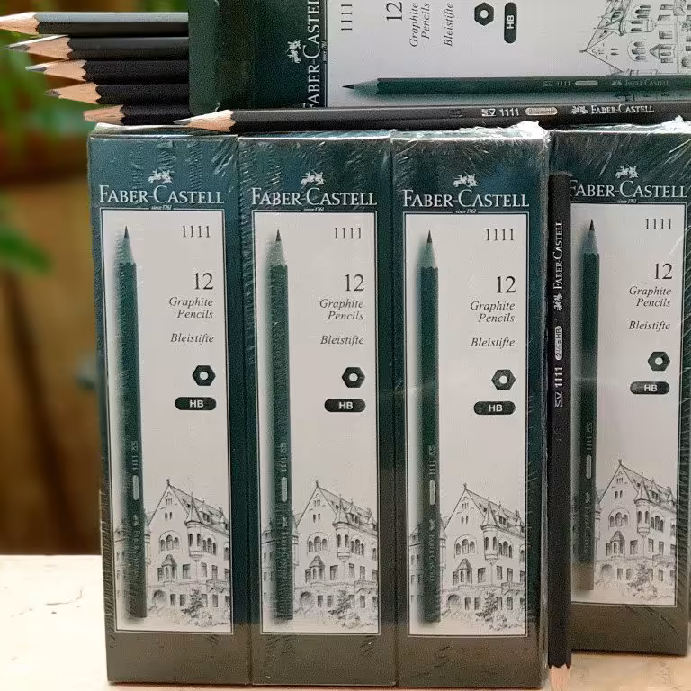  مداد مشکی فابرکاستل اصل 12 عدد