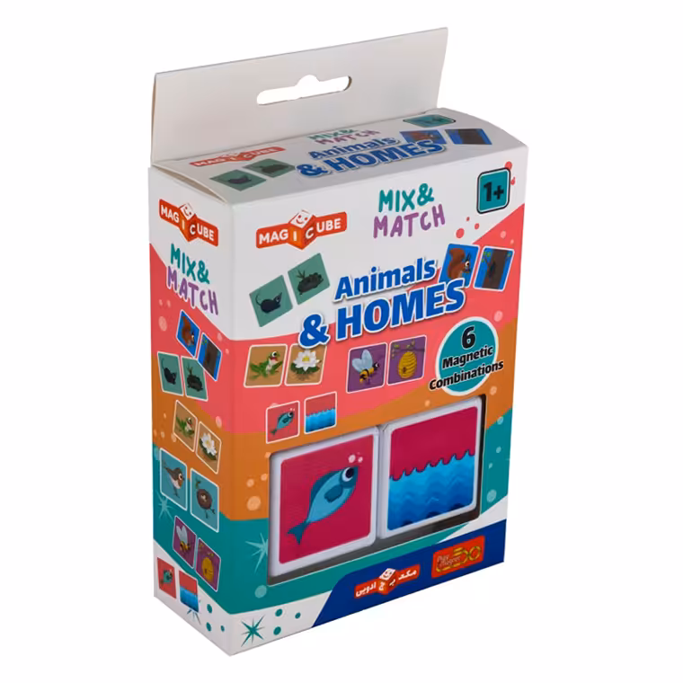 بازی مکعب جادویی 2 عددی لانه حیوانات