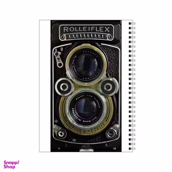 دفتر مشق 100 برگ بامبیلیپ طرح دوربین کلاسیک قدیمی کد 7973499