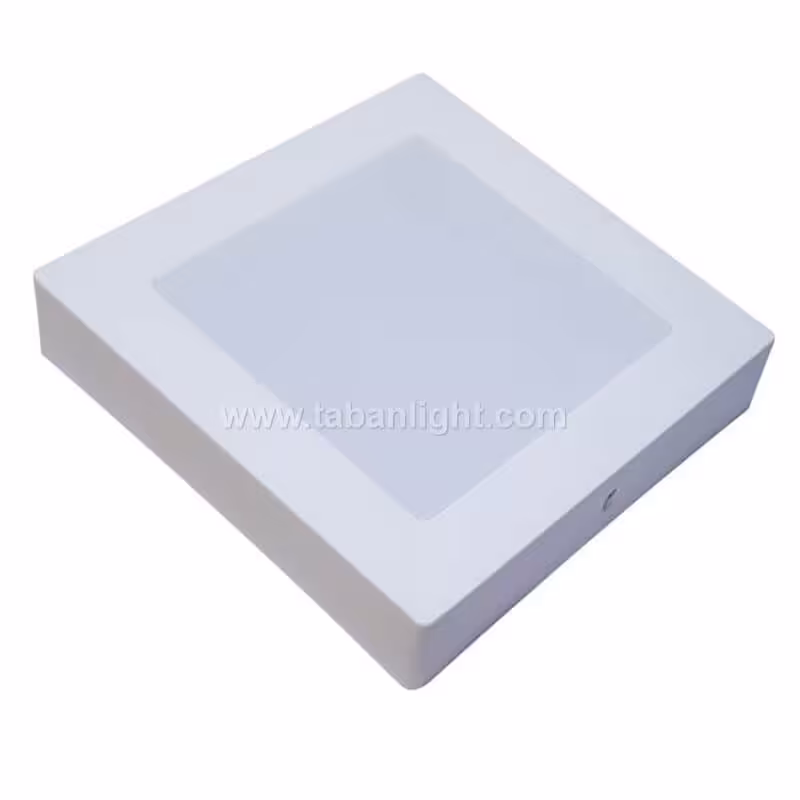 پنل مربع سقفی روکار 24 وات زانیس در دو رنگ مهتابی و آفتابی سایز 20در20