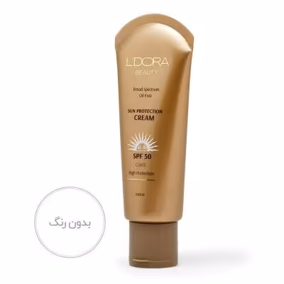 کرم ضد آفتاب بدون رنگ و فاقد چربی SPF50 لدورا 100 میلی لیتر