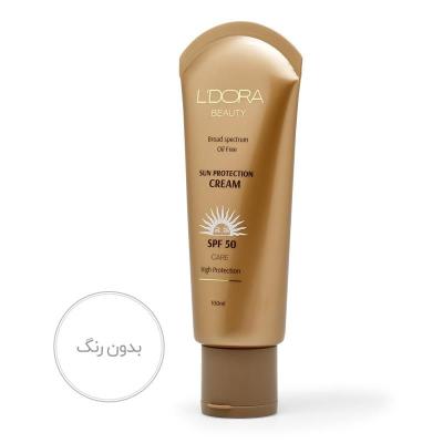 کرم ضد آفتاب بدون رنگ و فاقد چربی SPF50 لدورا 100 میلی لیتر