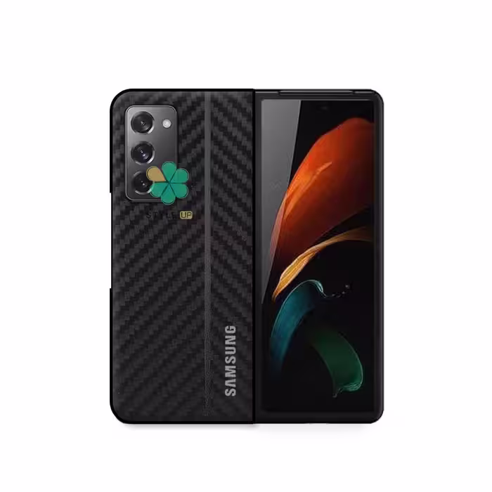 کاور کربنی گوشی سامسونگ Galaxy Z Fold 2 مدل Carbon Steps