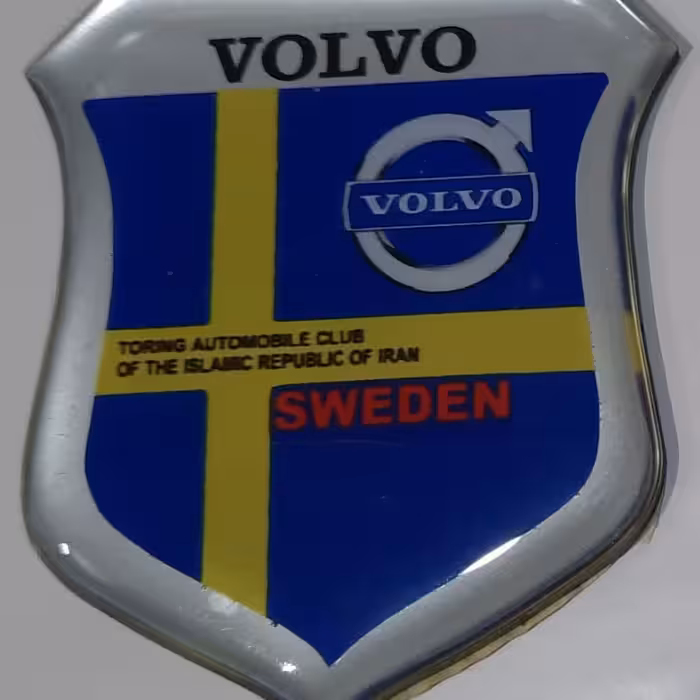 آرم ژله ای پرچم سوئد طرح فولاد بسته 2عددی