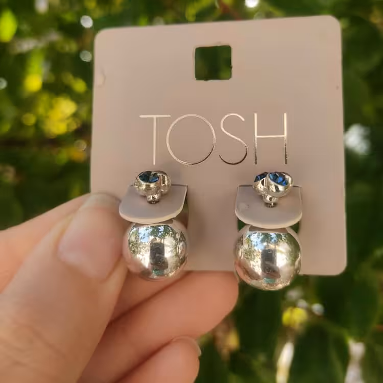 گوشواره مرواریدی (سوارسکی) بسیار زیبا شیک