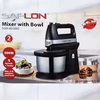 همزن کاسه دار 500 وات سافلون SAFLON مدل 8028