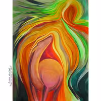 تابلو نقاشی روی بوم  سایز بزرگ