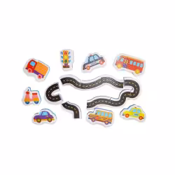 استیکر فومی حمام طرح شهر