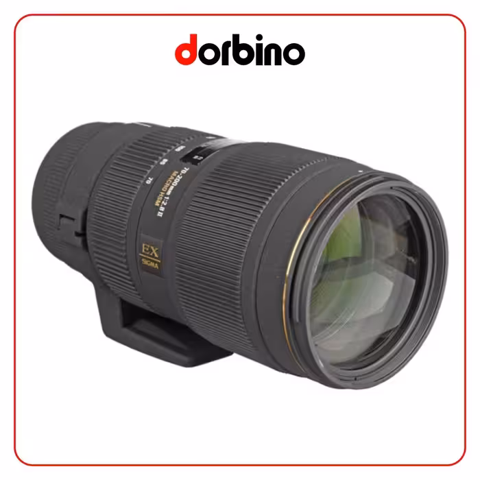 لنز سیگما Sigma 70-200mm f2.8 II EX DG APO Macro HSM AF Lens for Sony Alpha - فروشگاه دوربین دوربینو