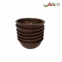پیاله 6 عددی طرح چوب فرش کیپس