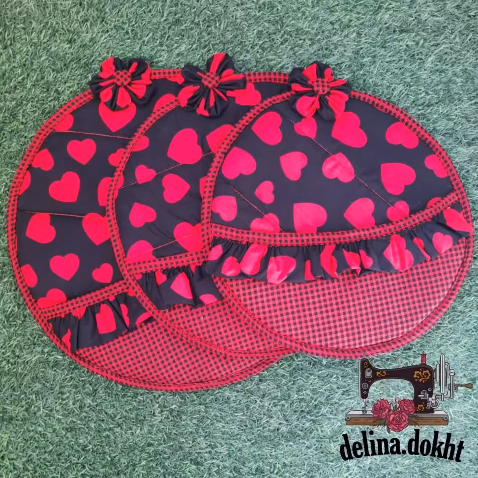 دوخت دمکنی به سلیقه و رنگی که شما انتخاب میکنید....