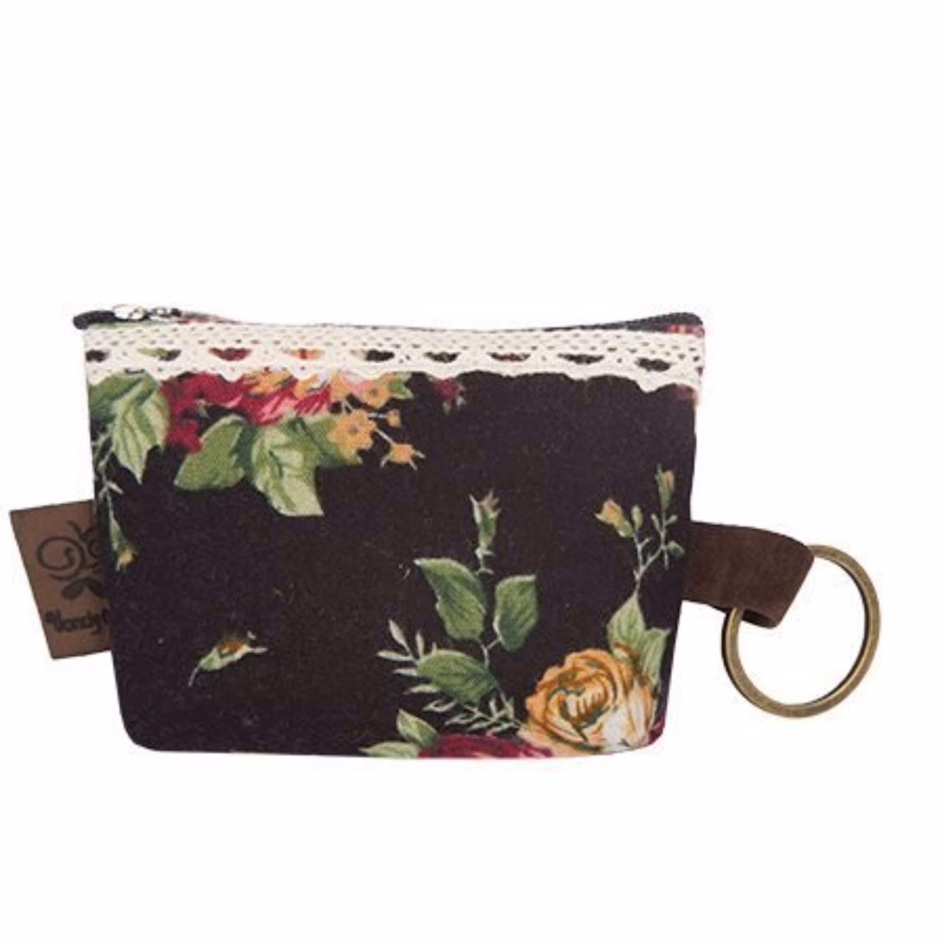 کیف هندزفری موبایل گل دار