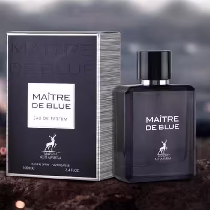 عطر ادکلن مردانه خنک با کیفیت الحمبرا (Alhambra Canale Di Blue) - پخش بو و ماندگاری عالی