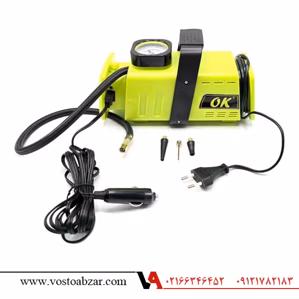 کمپرسور فندکی دو حالته برق شهری و ماشین اوکی 1212