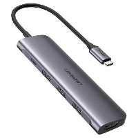 کابل تبدیل Type C به HDMI  USB 3.0*3  PD power Converter مدل CM136
