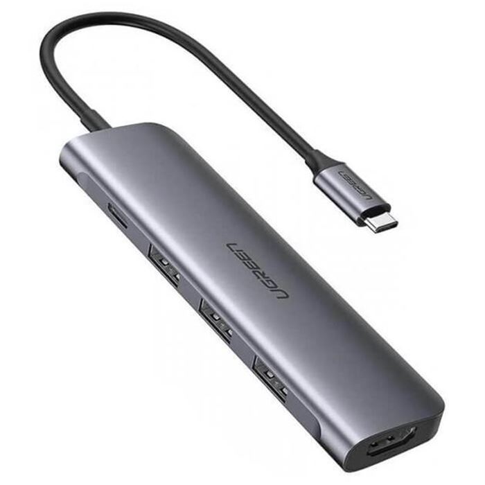 کابل تبدیل Type C به HDMI  USB 30*3  PD power Converter مدل CM136