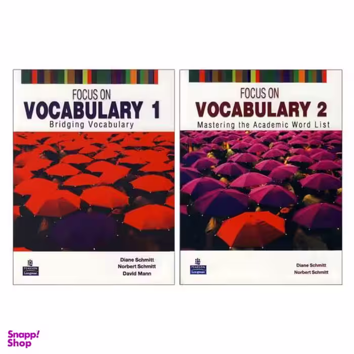 کتاب focus on vocabulary اثر Norbert Schmitt and Diane Schmitt انتشارات پیرسون لانگمن دوجلدی