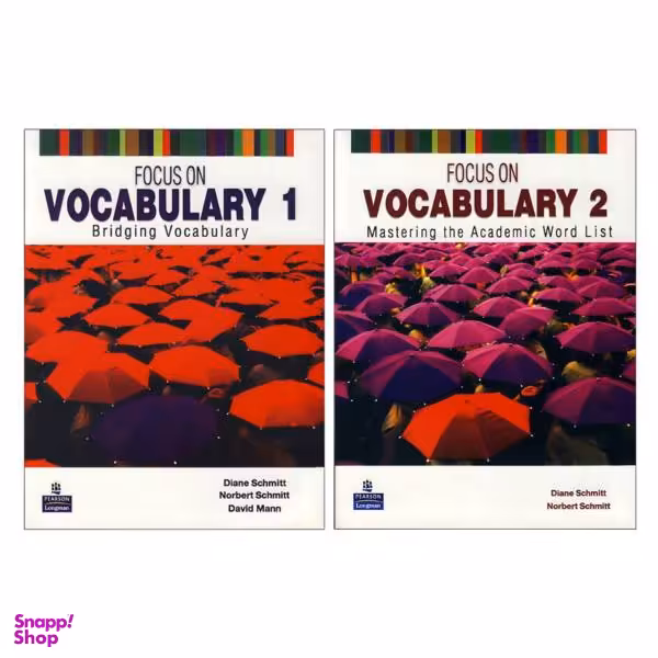 کتاب focus on vocabulary اثر Norbert Schmitt and Diane Schmitt انتشارات پیرسون لانگمن دوجلدی