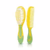 ست برس و شانه نوزادی کیدز می | Wind Curve Comb &amp; Brush Set – Kidsme
