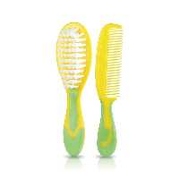 ست برس و شانه نوزادی کیدز می | Wind Curve Comb &amp; Brush Set – Kidsme