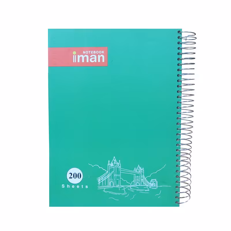دفتر مشق 200 برگ ایمان مدل G8906