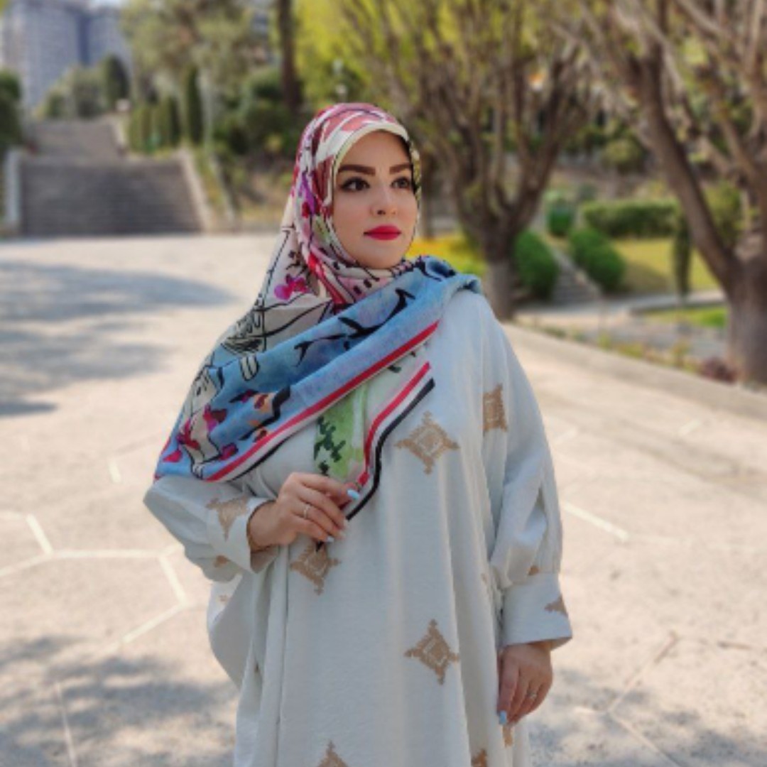 روسری نخی تابستانه درجه یک قواره 135 دور دست دوز ارسال رایگان طرح نقاشی