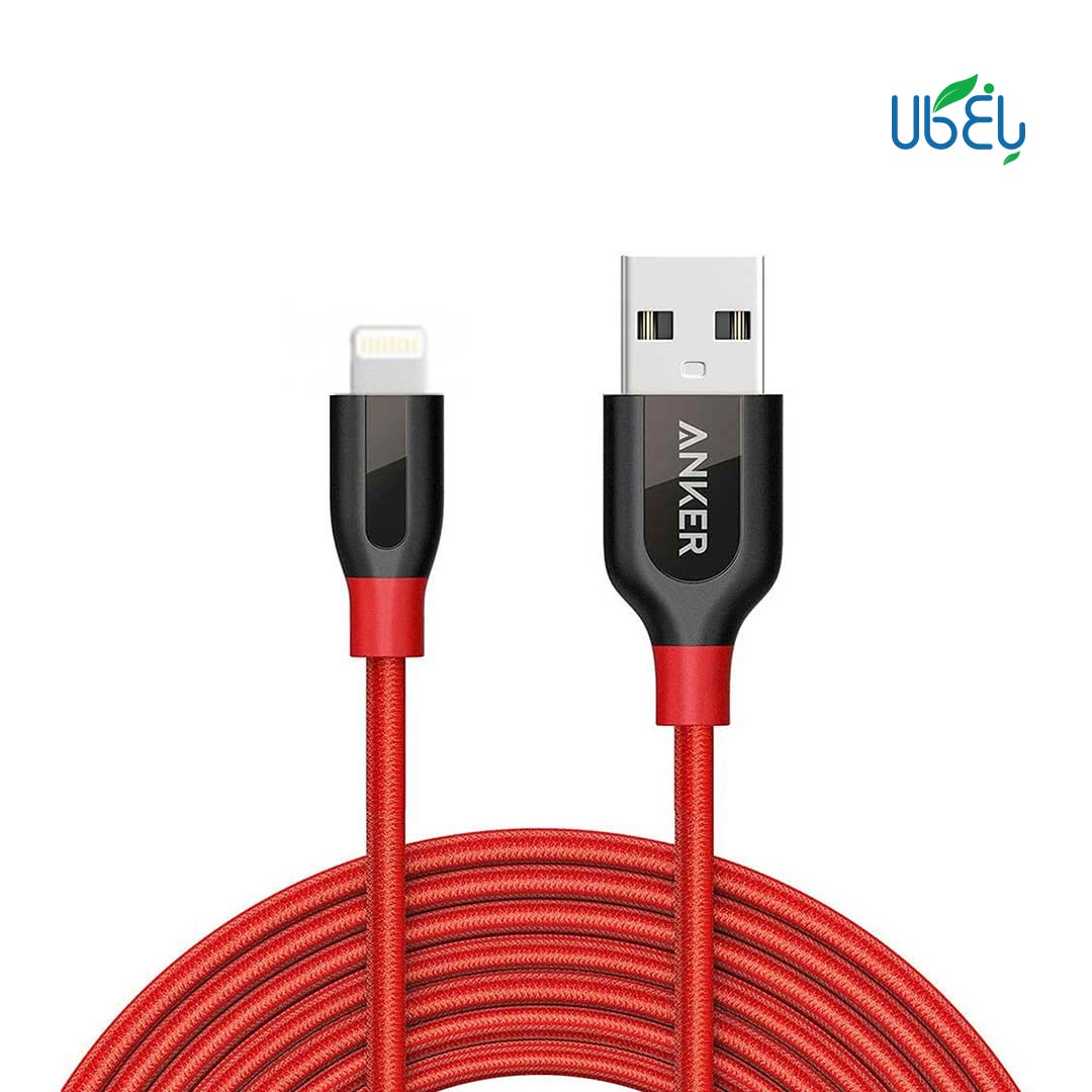 کابل تبدیل USB به لایتنینگ انکر مدل A8122 PowerLine طول 1.8m