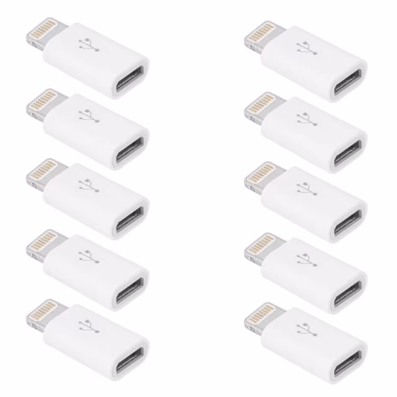 مبدل microUSB به لایتنینگ مدل Best-Choice بسته 10 عددی